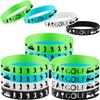Oringaga 48PCS Golf Rubber Bracelets Silicone Wristbands Party Supplies -Sport Themed Birthday Party Decorations Party Favors view 1