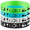 Oringaga 48PCS Golf Rubber Bracelets Silicone Wristbands Party Supplies -Sport Themed Birthday Party Decorations Party Favors view 3