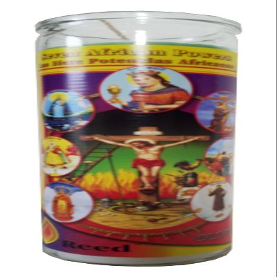 Staci19 Seven African Powers (Las Siete Potencias Africanas) 7-Color Pillar Devotional Candle