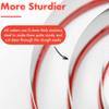 3Pcs Round Cookie Cutters, Biscuit Cutter Set, Circle Cookie Cutters for Baking, 0.4MM Thickness Heavy Duty Food-Grade Stainless Steel, Unique Design with Protective Red Top Rubber view 4