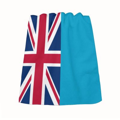 Zoopasa Tuvalu Flag Hand Towels for Aldult and Children Small Bath Towels Soft Guest Face Towel Bathroom Fingertip Towels Thin Kitchen Tea Dish Towels 14x28 in