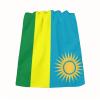 Zoopasa Rwanda Flag Hand Towels for Aldult and Children Small Bath Towels Soft Guest Face Towel Bathroom Fingertip Towels Thin Kitchen Tea Dish Towels 14x28 in view 1