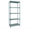 Quantum Storage Systems WR74-1848WPM-5 Wire Plastic Mat Shelving Unit, Carbon Steel, Epoxy Coated, Green/Polymer, NSF view 1