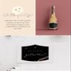 JoliCoon Wine Label, Will You Be My Godmother, for Wine Bottles view 4