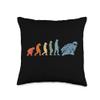 Motorcyclists Motorbikes Motorbiker Motor-Rider Motorcycle Throw Pillow view 1