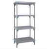 Quantum Storage Systems QP183662VS-4 Millenia Shelving Unit, 36" W x 18" D x 62" H, 2000 lbs Capacity, Polypropylene/ABS, Gray, NSF view 1