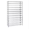Quantum Storage Systems WR74-2448-110105RD Wire Heavy Duty 12 Shelves 110 Economy Red Bins 74" H x 48" W x 24" D view 1