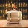 1.5 Liter American White Oak Aging Barrel, Handcrafted Using American White Oak, Age Your own Whiskey, Beer, Wine, Bourbon, Tequila, Oak Barrel Aged(Golden Steel Hoops) view 3
