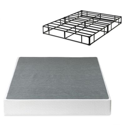 Zinus 9 Inch California King Metal Smart Box Spring with Quick Assembly, Mattress Foundation, Strong Metal Frame, Easy Assembly