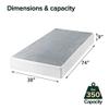 Zinus 9 Inch Twin Metal Smart Box Spring with Quick Assembly, Mattress Foundation, Strong Metal Frame, Easy Assembly view 4