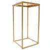 Eapmic Metal Wedding Flower Stand Floor Vase Column Flower Stand Geometric Centerpieces Vase for Tabletop Flower Arrangement, Wedding and Event Reception Tables Decoration view 3