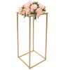 Eapmic Metal Wedding Flower Stand Floor Vase Column Flower Stand Geometric Centerpieces Vase for Tabletop Flower Arrangement, Wedding and Event Reception Tables Decoration view 4