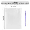Extra Large Clear Plastic Storage Bags,5Pieces 40x60 Inches Big Giant Jumbo Huge Plastic Storage Bags for Luggage, Suitcase,Furniture,5 Ribbons Included view 2