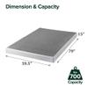 ZINUS 5 Inch Queen Metal Smart Box Spring with Quick Assembly, Mattress Foundation, Strong Metal Frame, Easy Assembly view 3