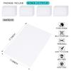 16 Pcs Refrigerator Liners Mats Washable, Refrigerator Mats Liner Waterproof Oilproof, Shinywear Fridge Liners for Shelves, Cover Pads for Freezer Glass Shelf Cupboard Cabinet Drawer (16 Clear) view 2