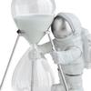 Astronaut Figurine Hourglass Sand Timer Spaceman Hourglass Desktop Sand Clock for Home School Office Decoration - Silver view 3