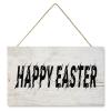 Wooden Signs, Rustic Happy Easter Sign Plaque Pianted Quote Home Decor Farmhouse Garden Outdoor Wall Art 10"x16", view 1