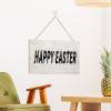 Wooden Signs, Rustic Happy Easter Sign Plaque Pianted Quote Home Decor Farmhouse Garden Outdoor Wall Art 10"x16", view 3