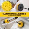 Holikme 6Pack Drill Brush Power Scrubber Cleaning Brush Extended Long Attachment Set All Purpose Drill Scrub Brushes Kit for Grout, Floor, Tub, Shower, Tile, Bathroom Black view 2