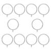 10pcs Curtain Ring Curtain Circles Stainless Steel Curtain Circle Curtain Fixing Ring Hanging Roman Rod Rings Curtain Rod Rings Roman Rings Household Curtain Circle Drapery Rings view 1