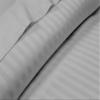 My-100%-Certified-Giza-Cotton-Dreams-Pillow-Sheet, Giza Egyptian Sheet Set King Size, Soft Sateen Weave, Breathable Fabric, Fits Upto 10-Inch Deep Pocket - King, Light Grey Stripe view 3