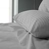 Giza-Egyptian-Dreams-Set-My-Sheet-&-Pillow, 100% Giza Egyptian 1000 Thread Count Cotton, 12"-15" Deep Pockets |RV King, Light Grey Stripe Color| 4-PC Sheet Set, Soft Breathable Bedsheets view 2