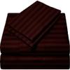 Giza-Egyptian-Dreams-Set-My-Sheet-&-Pillow, 100% Giza Egyptian 1000 Thread Count Cotton, 12"-15" Deep Pockets |RV King, Wine Stripe Color| 4-PC Sheet Set, Soft Breathable Bedsheets view 1