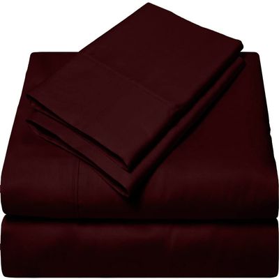 Femini Fashion Giza-Egyptian-Dreams-Set-My-Sheet-&-Pillow, 100% Giza Egyptian 1000 Thread Count Cotton, 12"-15" Deep Pockets |RV King, Wine Color| 4-PC Sheet Set, Soft Breathable Bedsheets