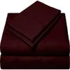 Femini Fashion Giza-Egyptian-Dreams-Set-My-Sheet-&-Pillow, 100% Giza Egyptian 1000 Thread Count Cotton, 12"-15" Deep Pockets |RV King, Wine Color| 4-PC Sheet Set, Soft Breathable Bedsheets view 1