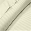 My-100%-Certified-Giza-Cotton-Dreams-Pillow-Sheet, Giza Egyptian Sheet Set Split Flex Top King Size, Soft Sateen Weave Breathable, Fits Upto 15-Inch Deep Pocket - Split Head King, Ivory Stripe view 3