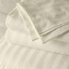 My-100%-Certified-Giza-Cotton-Dreams-Pillow-Sheet, Giza Egyptian Sheet Set Split Flex Top King Size, Soft Sateen Weave Breathable, Fits Upto 15-Inch Deep Pocket - Split Head King, Ivory Stripe view 4
