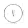 Cabilock Replacement Pot Lids for Frying Pan 33.3cm Wok Lid Handle for Cooking Pot Cover view 2