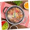 Cabilock Replacement Pot Lids for Frying Pan 33.3cm Wok Lid Handle for Cooking Pot Cover view 3