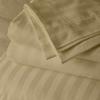 My-100%-Certified-Giza-Cotton-Dreams-Pillow-Sheet, Giza Egyptian Sheet Set Split Flex Top King Size, Soft Sateen Weave Breathable, Fits Upto 15-Inch Deep Pocket - Split Head King, Taupe Stripe view 4