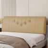 ZZYK Bed Backboard King, Headboard Bedside Cushion Soft Headboard Large Upholstered Headboard Cushion Bed Backboard for Bench Bedroom Headboard Full Size,A,No headboard 62.9"/160cm view 1