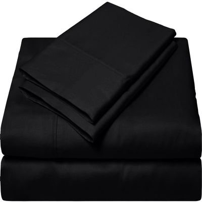 Giza-Egyptian-Dreams-Set-My-Sheet-&-Pillow, 100% Giza Egyptian 1000 Thread Count Cotton, 12"-15" Deep Pockets |RV King, Black Color| 4-PC Sheet Set, Soft Breathable Bedsheets