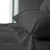 Giza-Egyptian-Dreams-Set-My-Sheet-&-Pillow, 100% Giza Egyptian 1000 Thread Count Cotton, 12"-15" Deep Pockets |RV King, Dark Grey Stripe Color| 4-PC Sheet Set, Soft Breathable Bedsheets view 2