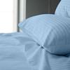 Giza-Egyptian-Dreams-Set-My-Sheet-&-Pillow, 100% Giza Egyptian 1000 Thread Count Cotton, 12"-15" Deep Pockets |RV King, Light Blue Stripe Color| 4-PC Sheet Set, Soft Breathable Bedsheets view 2