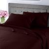 My-100%-Certified-Giza-Cotton-Dreams-Pillow-Sheet, Giza Egyptian Sheet Set RV King Size, Soft Sateen Weave, Breathable Fabric, Fits Upto 10-Inch Deep Pocket - RV King, Wine Stripe view 1