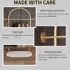 TIEOU Metal Gold Coat Rack, Freestanding Entryway Stand, Hat Coat Hanger, Small Clothing Rack, Modern view 4