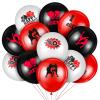 Vinsot 36 Pack Boxing Party Balloons, Black White Red Sports Theme Latex Balloons for Boxing Fight Sports Birthday Party Decorations Supplies view 1