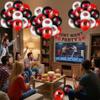 Vinsot 36 Pack Boxing Party Balloons, Black White Red Sports Theme Latex Balloons for Boxing Fight Sports Birthday Party Decorations Supplies view 3