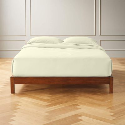 1000 Thread Count Softest 100% Egyptian Cotton California King Sheet Set, 4-Piece [Flat Sheet, Fitted Sheet, Pillowcases] Hotel Quality Cotton Bedding, 16'' Deep Pocket, Sateen Weave - Ivory