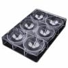 1.2cm to 10cm Diameter Various Size Half Ball Shape Hard Polycarbonate Chocolate Mold Candy Making Fondant Sugarcraft DIY Bakery (8cm Diameter Mold) view 1