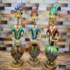 GUNENDRA Crafts Metal Rajasthani Musicians Item showpiece - Decorative Items for Home | Gift Items | Showpieces | Home Decoration Items Stylish| Table Decorative Items (10x9x30 CM) view 2
