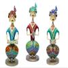 GUNENDRA Crafts Metal Rajasthani Musicians Item showpiece - Decorative Items for Home | Gift Items | Showpieces | Home Decoration Items Stylish| Table Decorative Items (10x9x30 CM) view 3