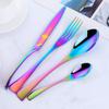 Color 16 Piece Silverware Set Service for 4, TWEE Stainless Steel Flatware Cutlery Set, Durable for Home Kitchen Restaurant Hotel Eating Utensils Tableware Set,Dishwasher Safe view 1