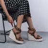 ZBYY Women's Platform Sandals Summer Wedge Ankle Strap Open Toe Sandals Wedge Heels Casual Beach Platform Dress Sandals view 2