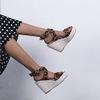 ZBYY Women's Platform Sandals Summer Wedge Ankle Strap Open Toe Sandals Wedge Heels Casual Beach Platform Dress Sandals view 3