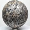 2.6" 350g Dinosaur Fossilized Bone Carved into Sphere Polished Natural Gemstone Fossil UV Reactive Collectibel Crystal Mineral Ball - Madagascar + Stand view 3